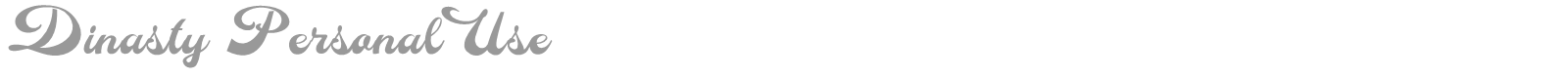 Dinasty font preview